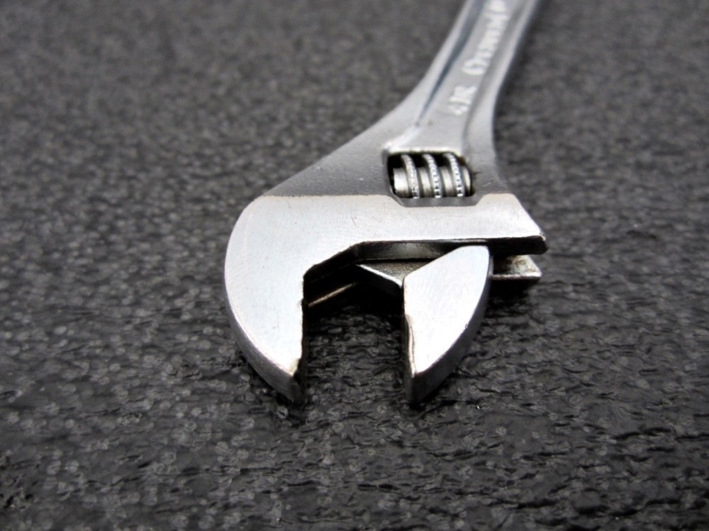 Vintage Crescent 4″ Adjustable Wrench Crestoloy Made in USA
