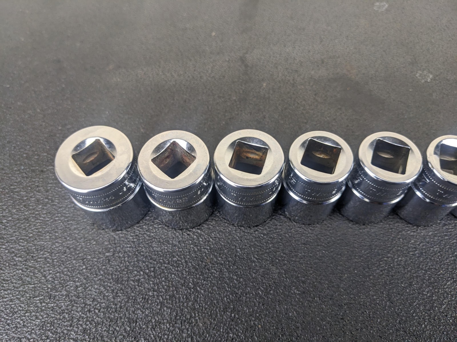 #bp494 Snap On 11pc 6 Point 1/2” drive Shallow Socket Set 24mm