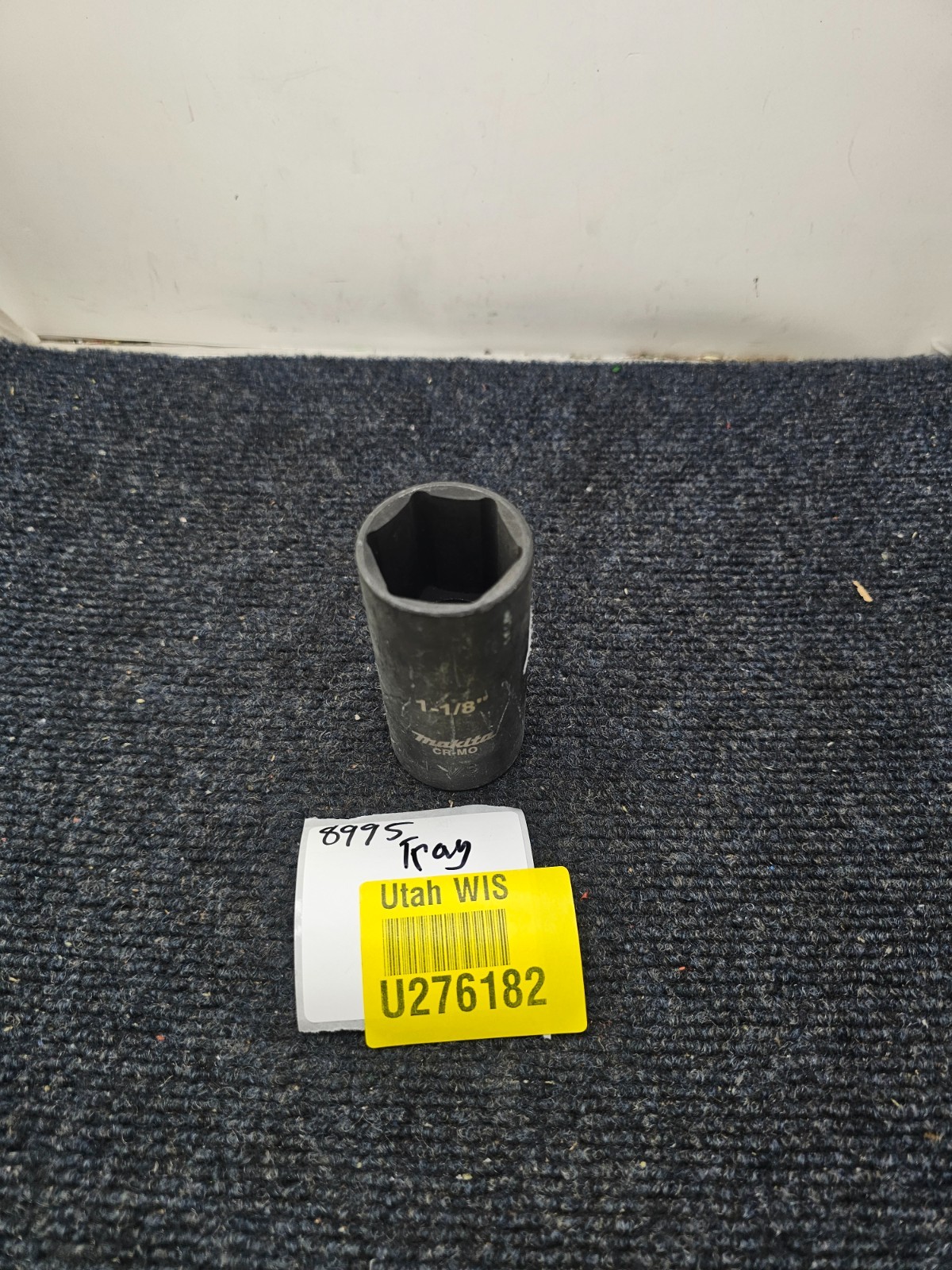 Makita 1-1/8″ Deep Well Impact Socket 1/2″ Drive CR-MO Black