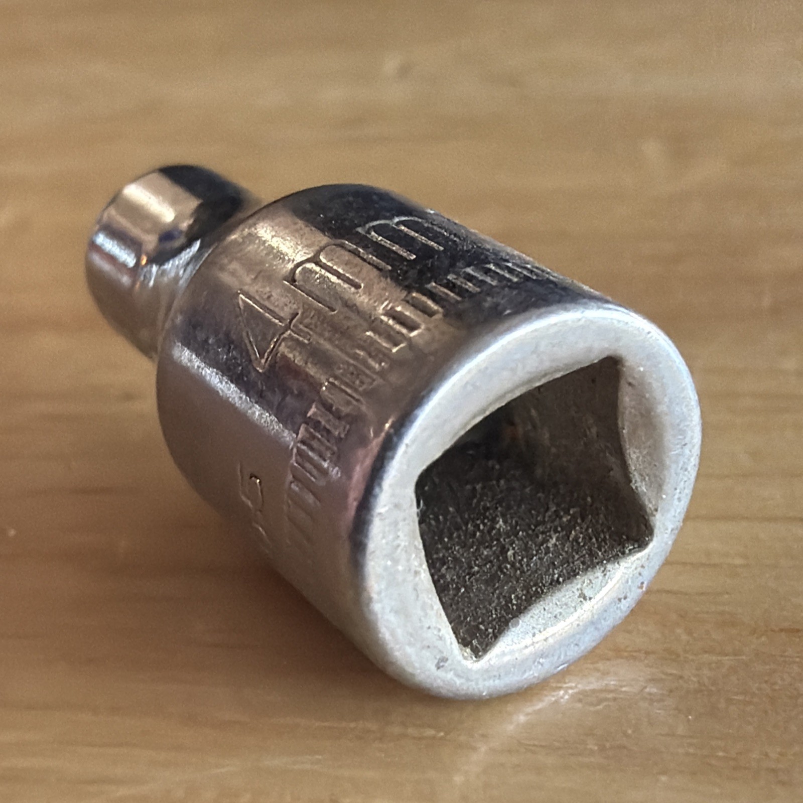 Craftsman 4mm Shallow Socket 1/4″ Drive 6 Point G Series 43505 Made in USA