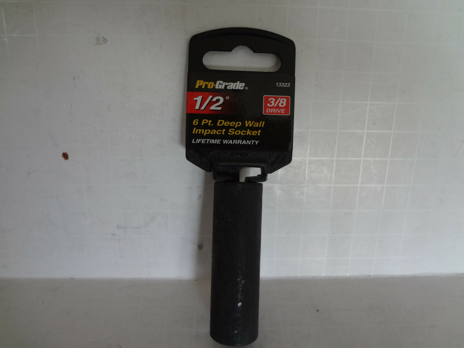 ProGrade 3/8″ Drive 1/2-Inch 6 Pt Deep Wall Impact Socket # 13323