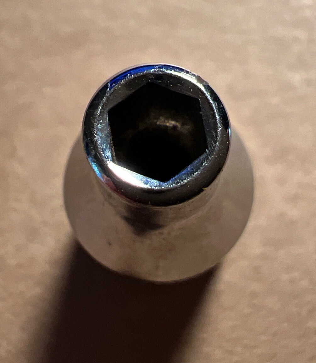 Snap On 1/4″ Drive 4mm Shallow 6pt Metric Socket TMM4