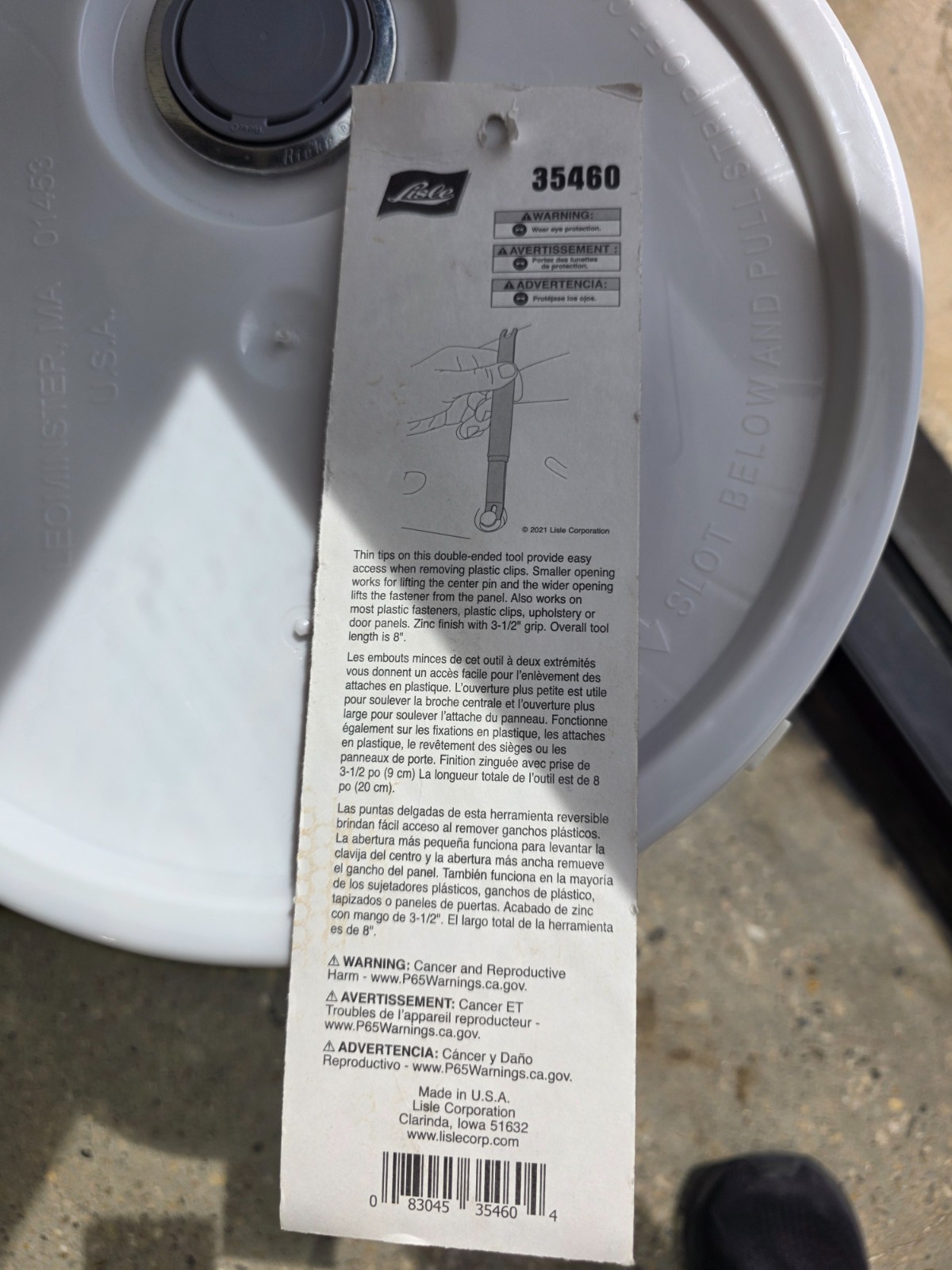 35460 doubled ended clip lifter