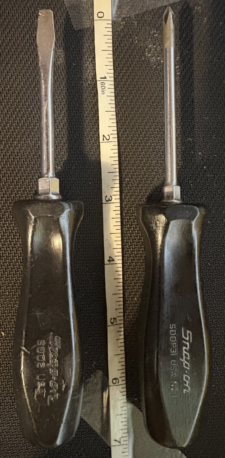Vintage Snap-on USA SDD2 & SDDP31 Screwdriver Set Slotted Phillips 2 Piece