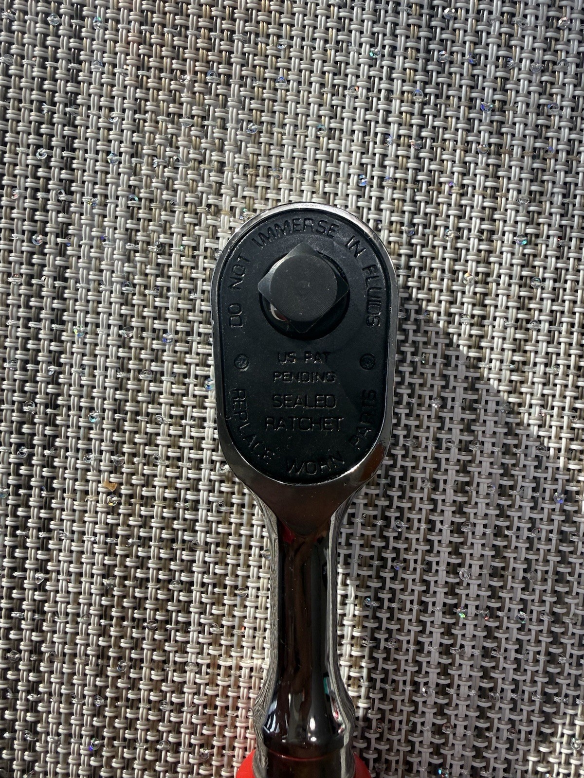 Red Snap-On Ratchet 3/8″ Drive FH100