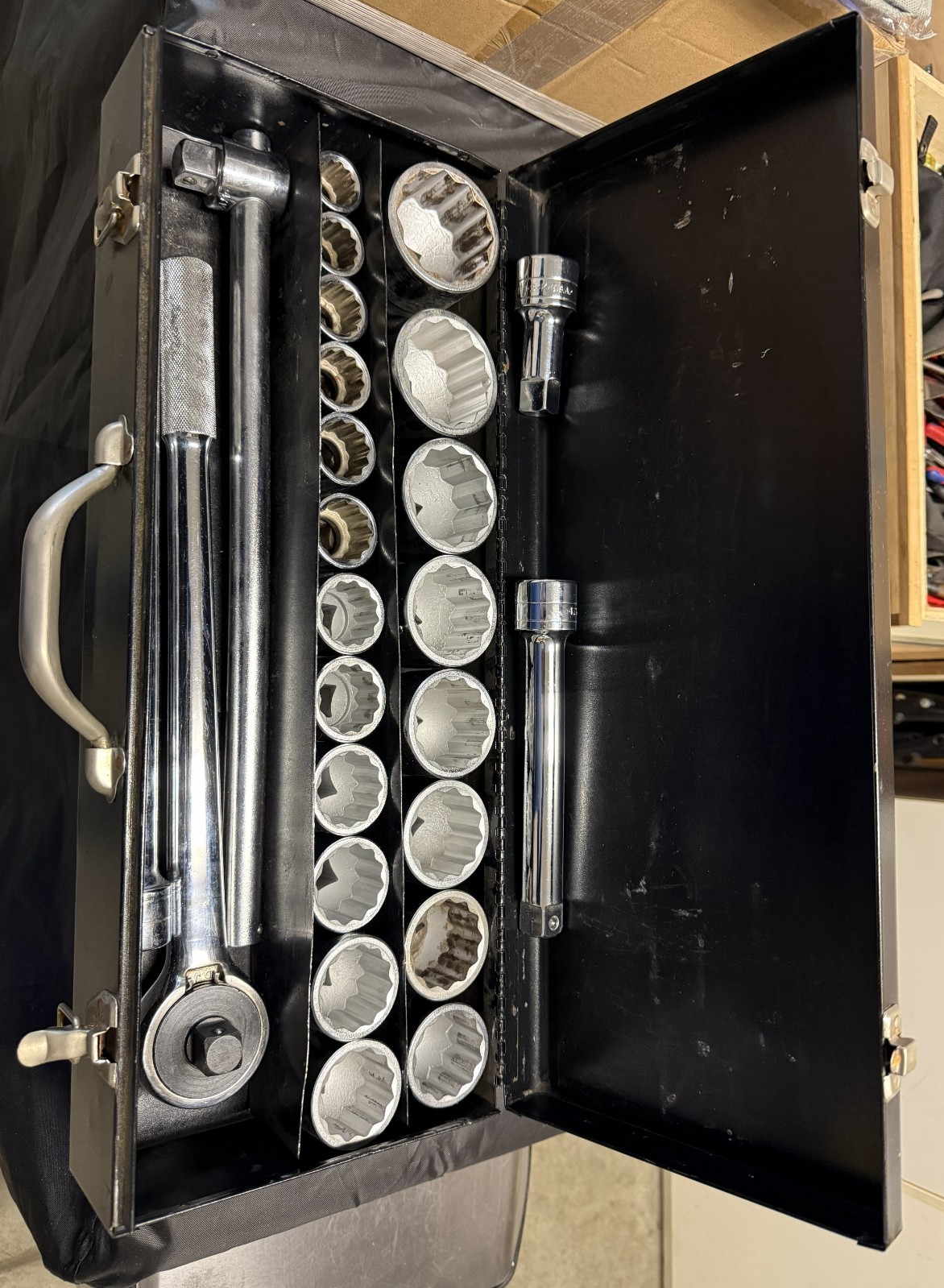 SK 3/4″ Drive Chrome Socket Set – USA & France