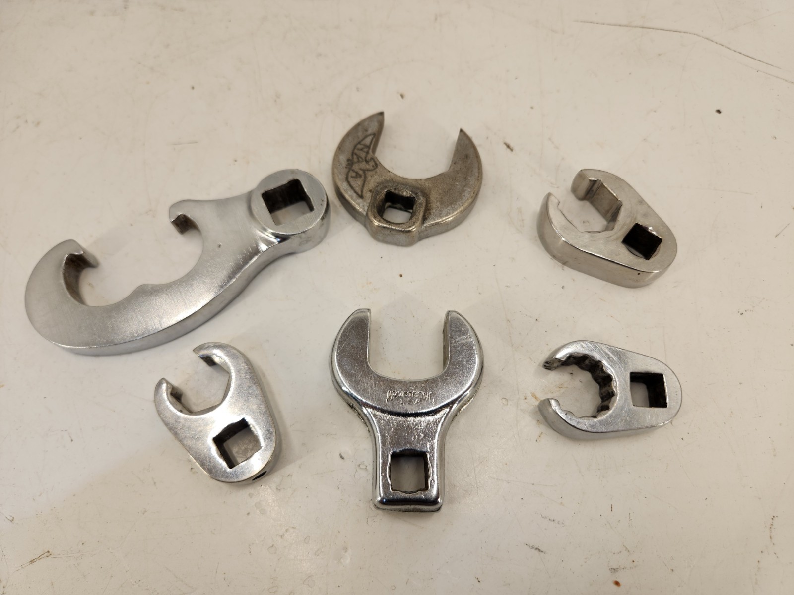 Snap-on WA12A FRHM18 FRH200 & Other misc Crowfoot Wrenches
