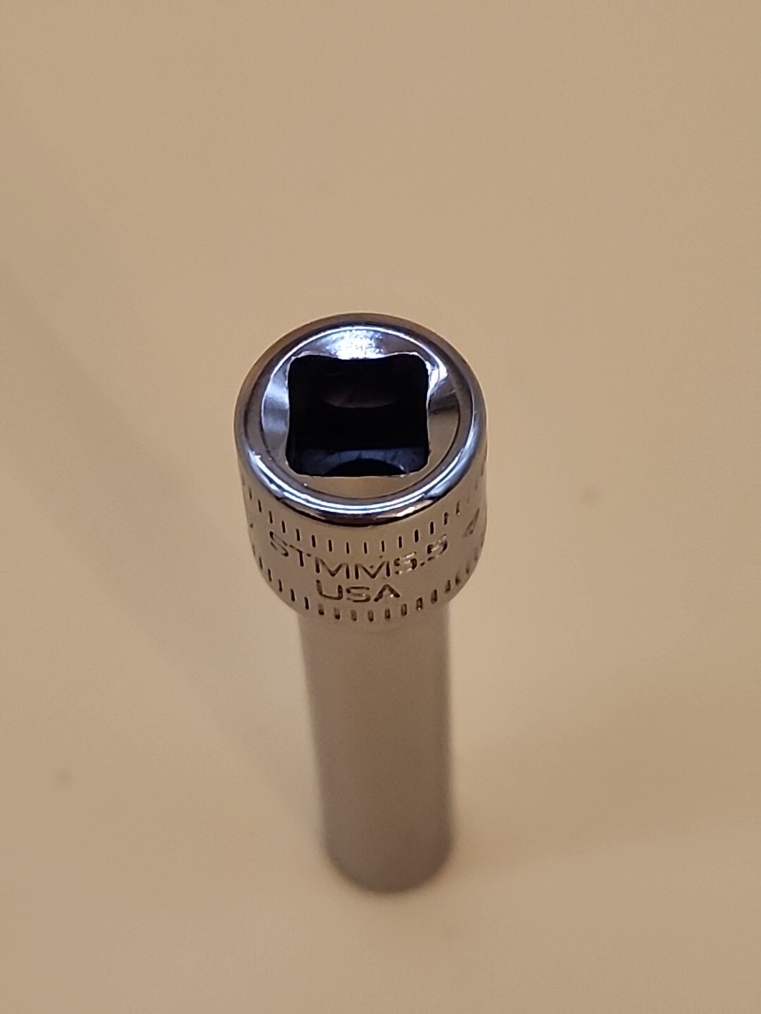 Snap-On Tools 5.5mm 6 Point 1/4″ Drive Deep Polished Chrome Socket STMM5.5 USA