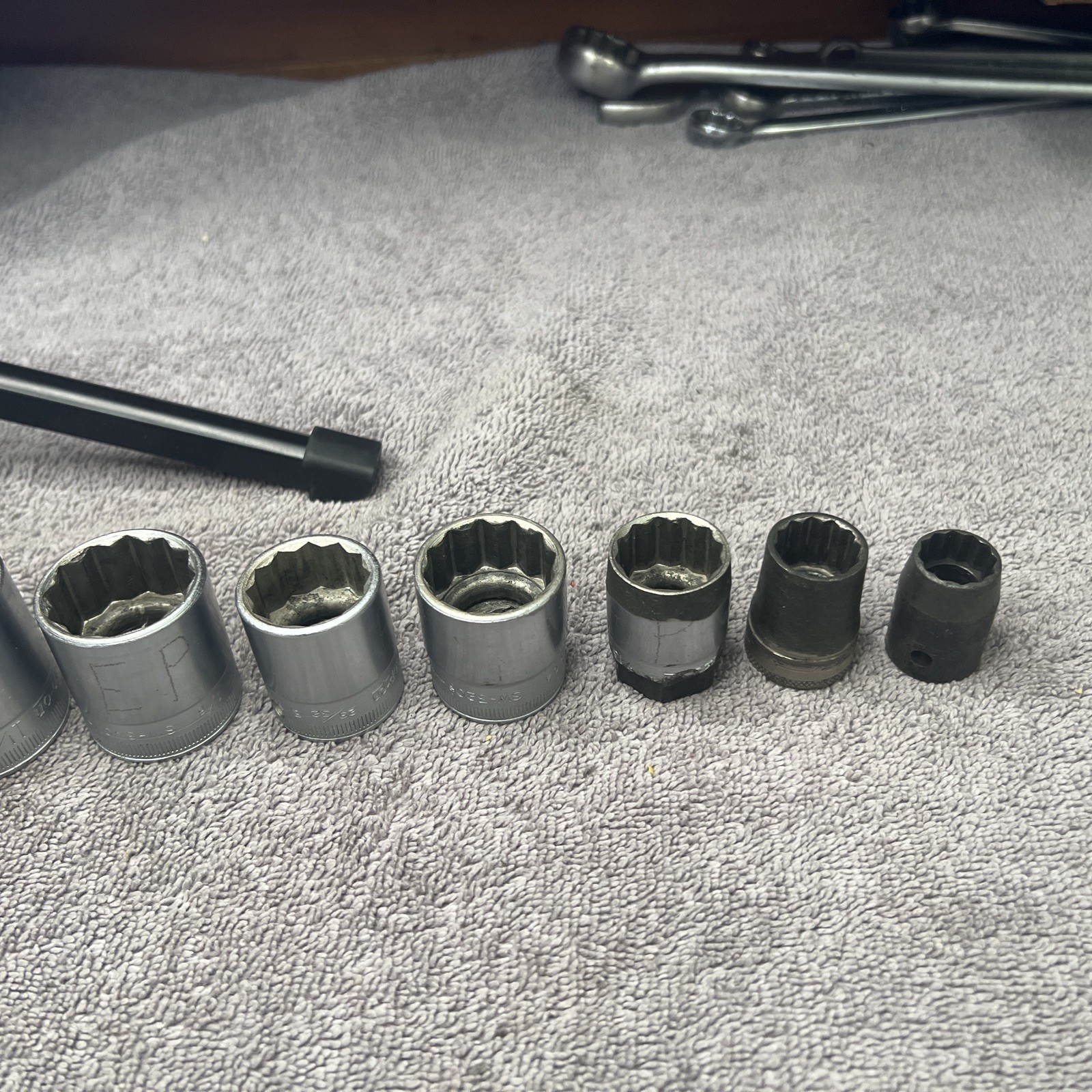 27pc Snap-on SAE Socket Set 3/4″ and 1/2”drive, LDH/SW series 9/16″ to 2″