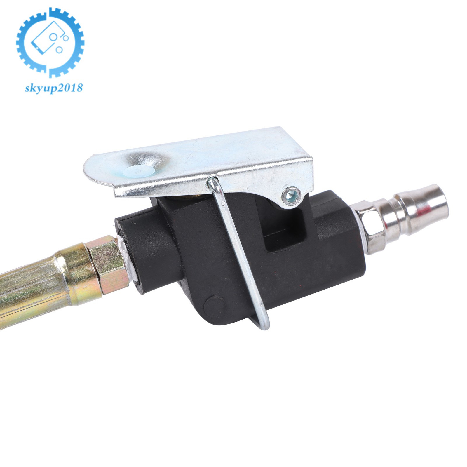 Pneumatic Air Hydraulic Bottle Jack with Manual Hand Pump, 20 Ton