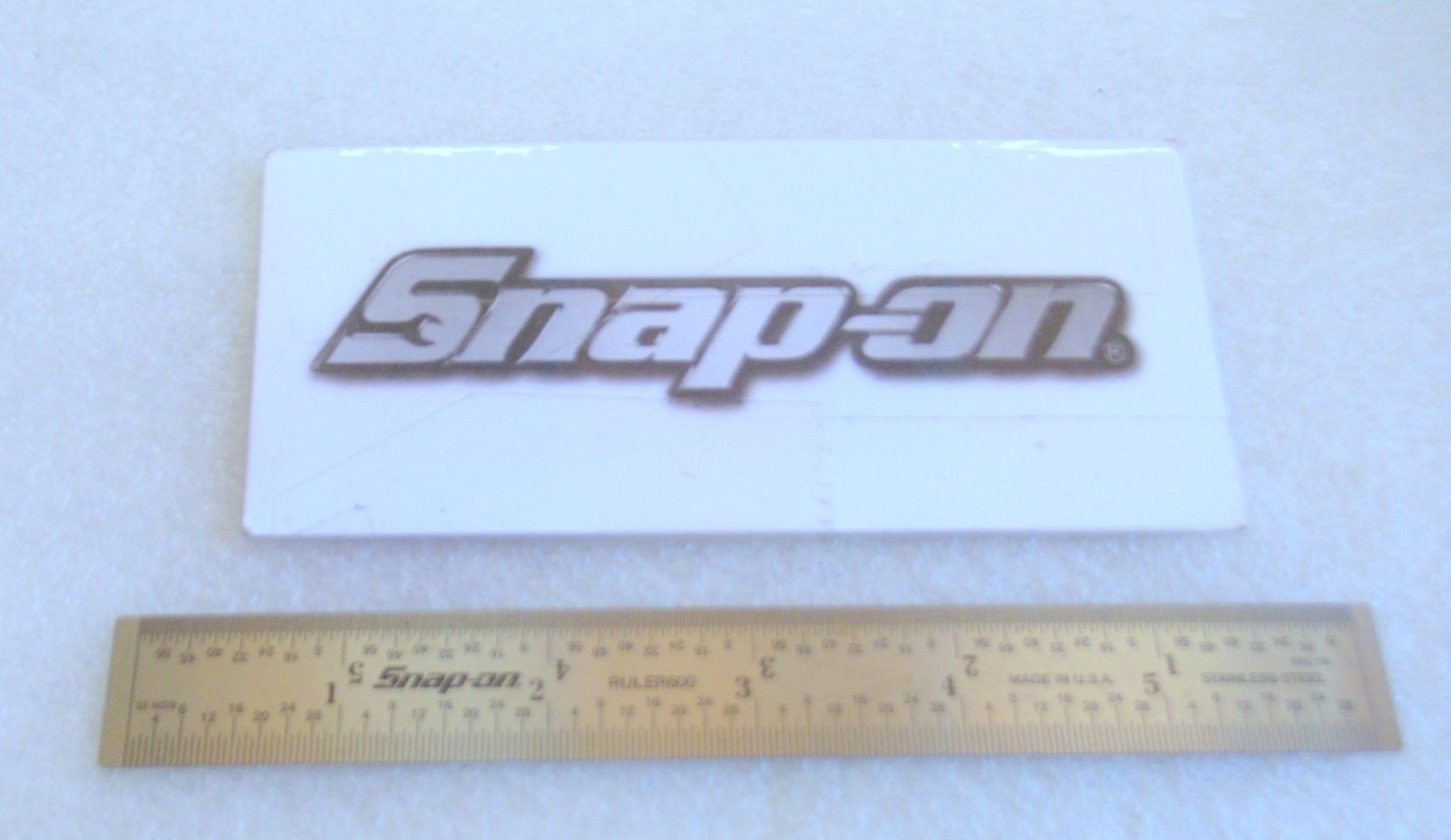Snap-on Tools USA 6″ Straight Edge 1/32″ & 1/64″ Grad. Steel Ruler RULER600