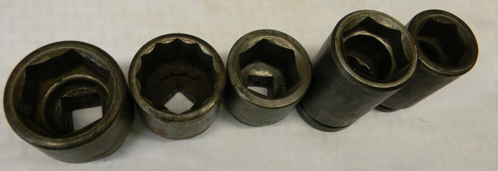 CORNWELL/WRIGHT/WILLIAMS TOOLS 3/4″ & 1″ DRIVE 5PC SAE 6/12PT IMPACT SOCKETS