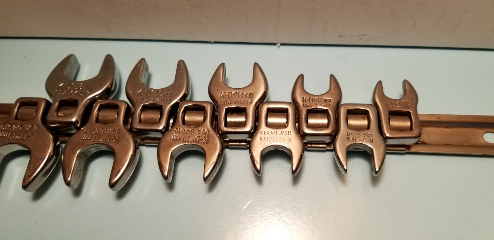 10 pc. METRIC GROW FOOT WRENCHES, 3/8″ DRIVE, 10 to 19 mm K-D EASKO TOOLS U.S.A.