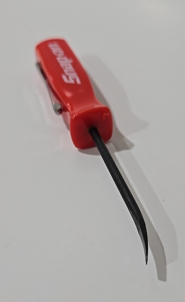 10X Red Snap on tools Promo PRY BAR screwdrivers per order pocket Clip + 2 GIFTS