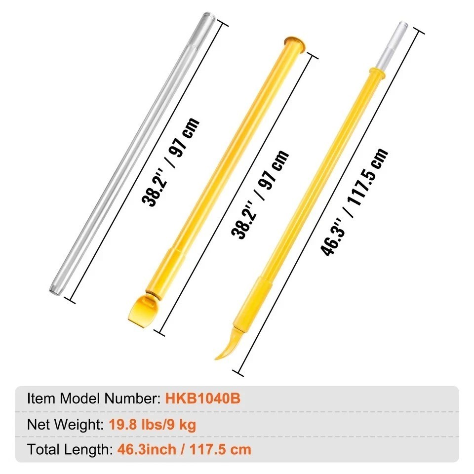 Tire Slide Hammer Bead Breaker Heavy-Duty Ram Bar for Car Truck Trailer