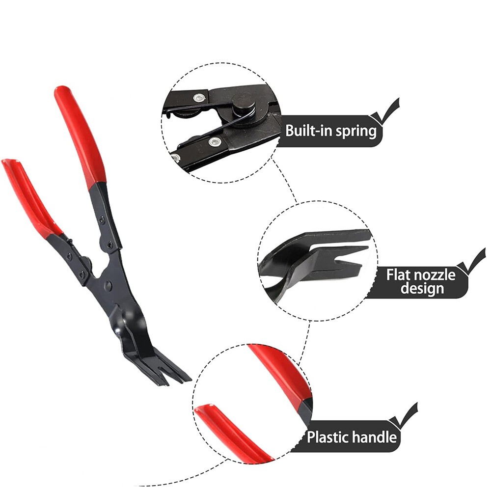 Car Trim Clip Removal Headlight Repair Door Panel Retainer Remover Tool Pliers