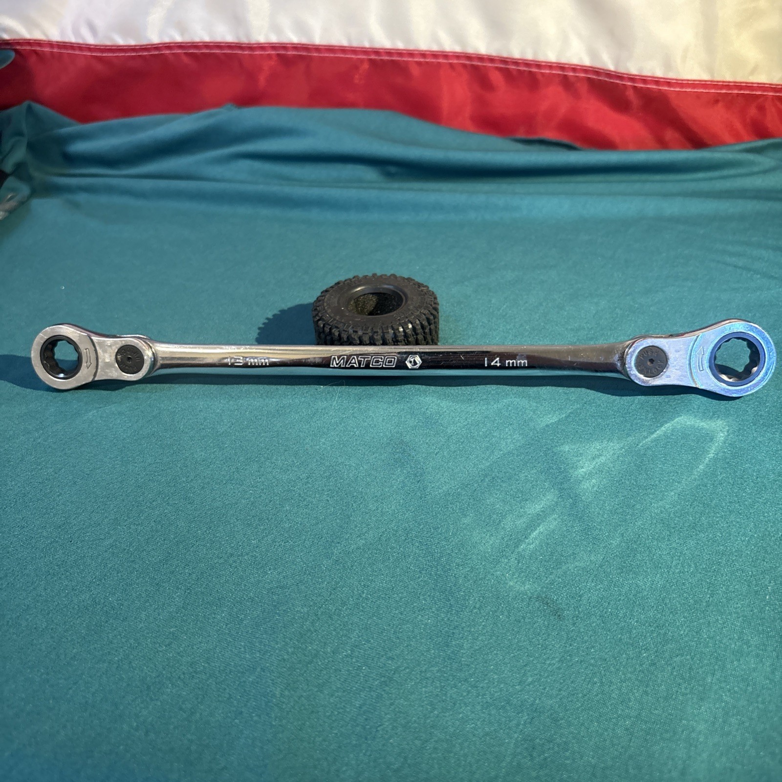 Matco Tools Ribxlm1314Double Box End Locking Ratcheting Wrench 13mm 14mm