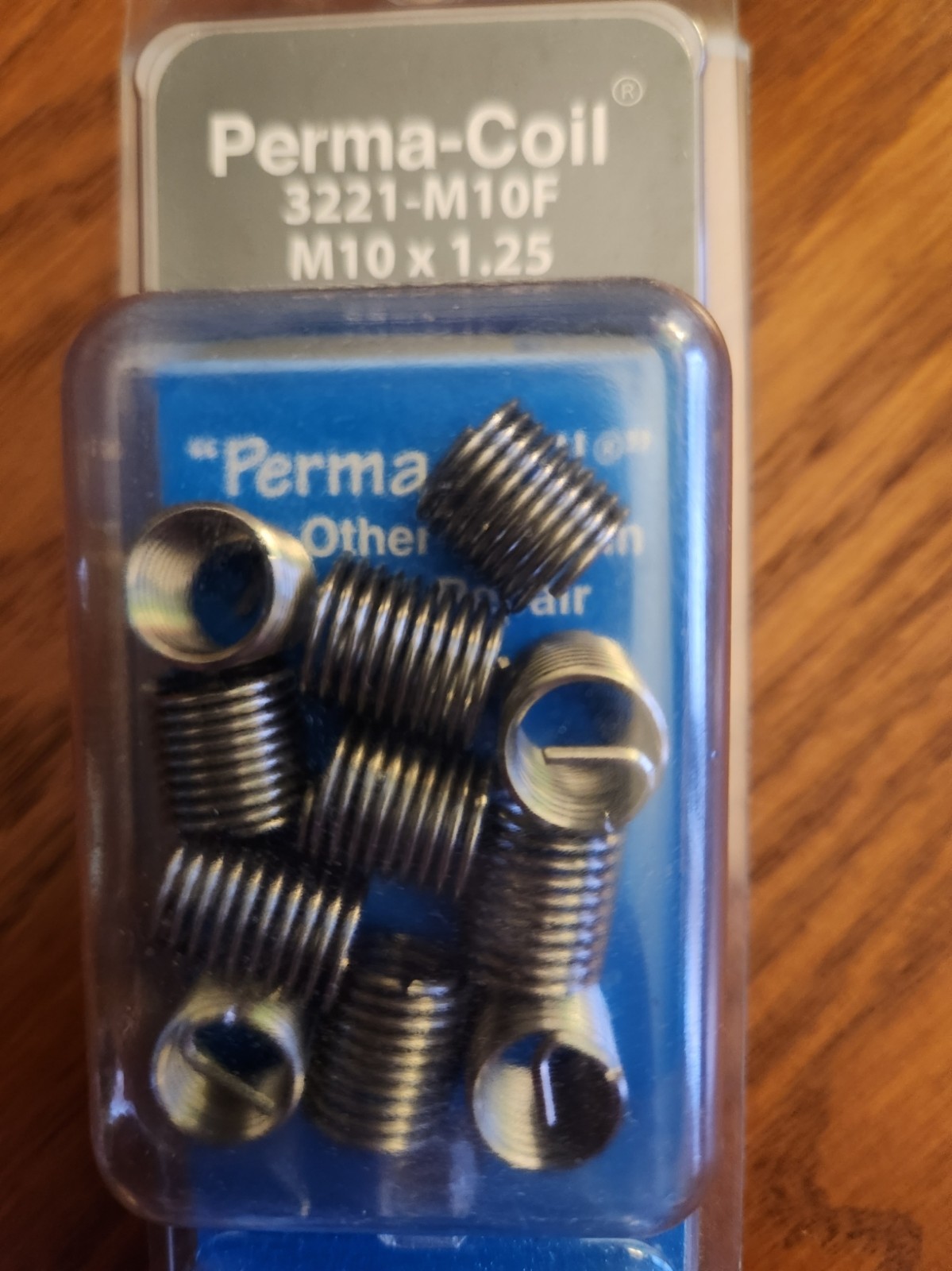 Perma-Coil 3221-M10F Automotive M10 x 1.25 Metric Thread Repair Insert Kit