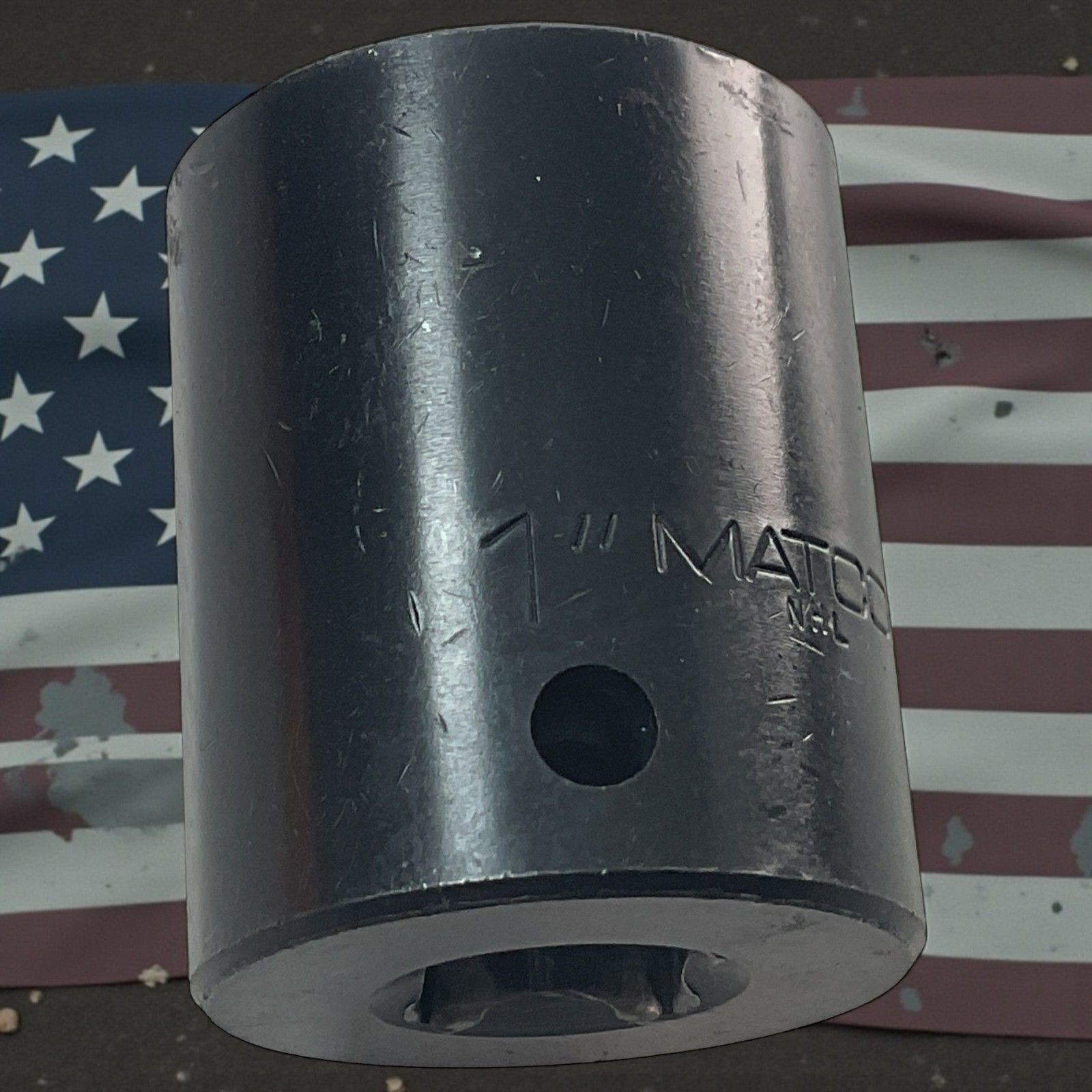 Matco Tools Deep Impact Socket CP326 NHL 1″ SAE 6-Pt 1/2″ Drive As Pictured USA