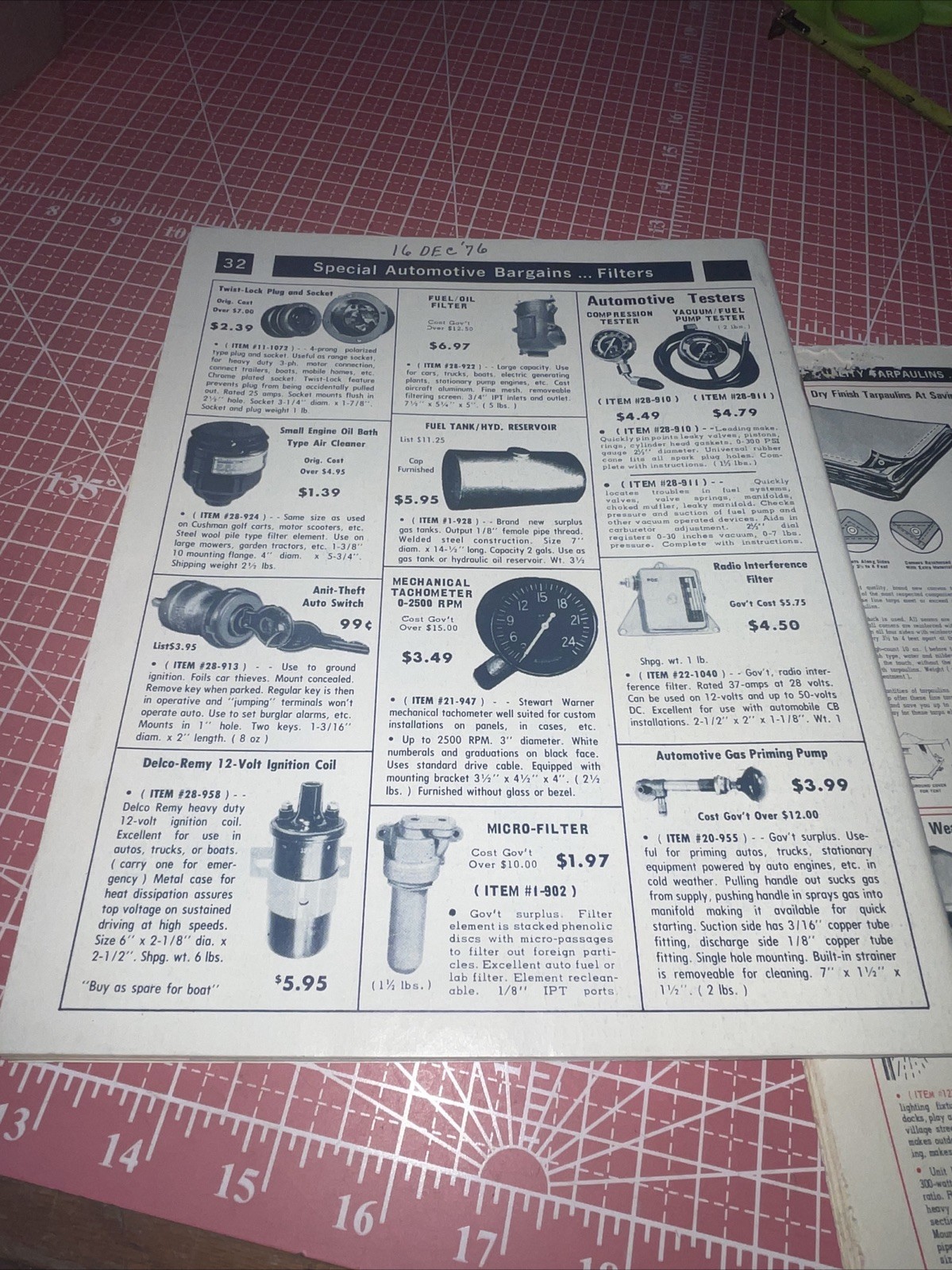 1973 & 77 Edition Burden Sales USA Surplus Center Equipment Catalogs Vintage