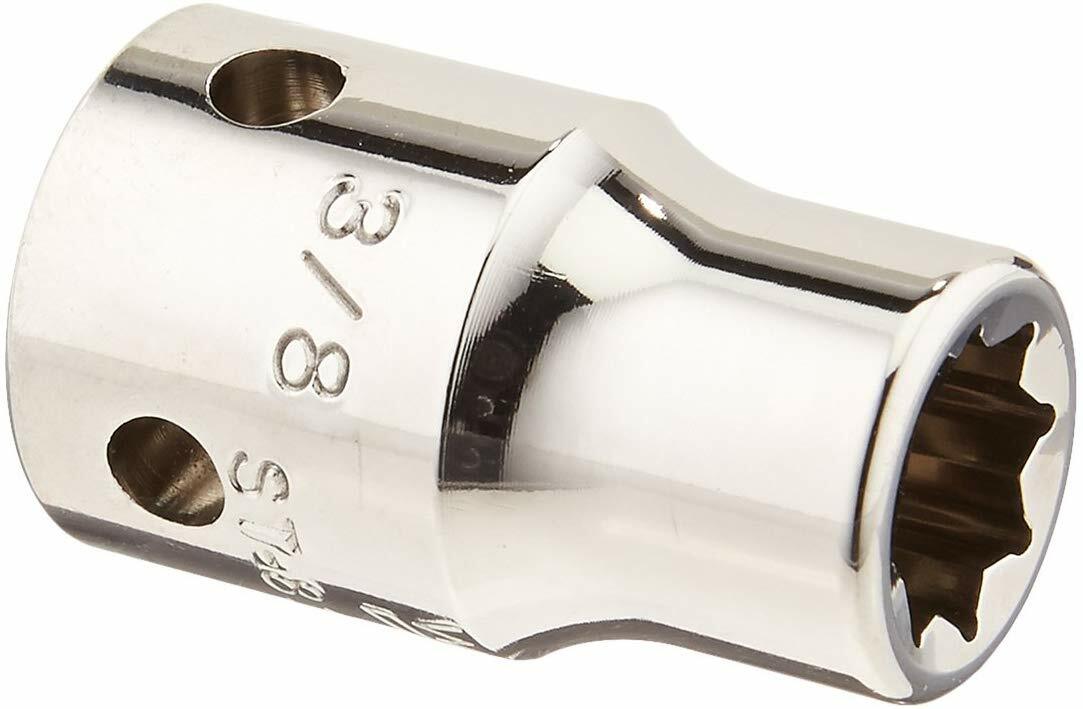 1/2″ Drive Shallow SocketS, 8-Point, SAE, High-Polished Chrome Finish, Williams