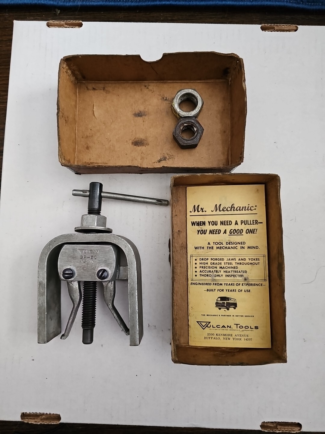 Vintage Vulcan GP-60A Puller In Original Box Excellent Condition