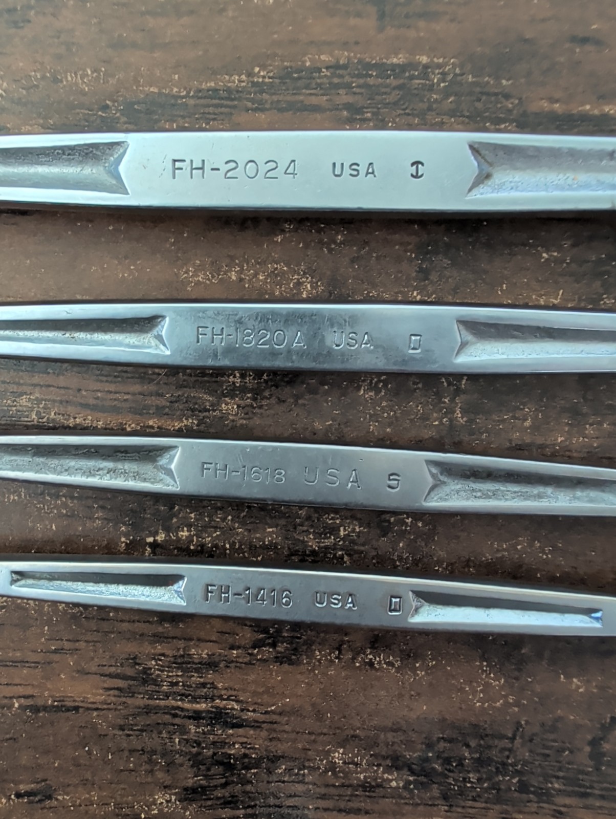 Snap-On Tools Double End Flex Socket Head Wrench Set Of 4 SAE 12pt FH Series