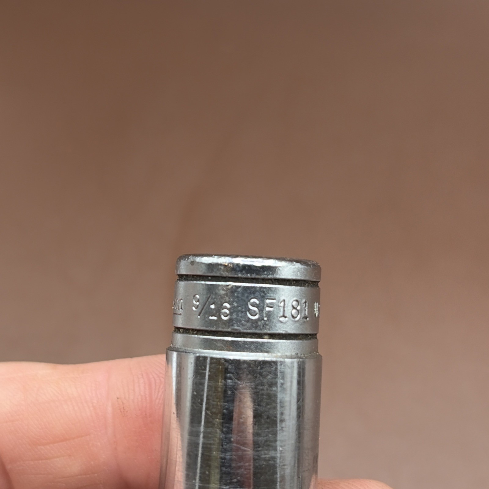 Snap-on Tools 7pc 3/8″ Drive SAE 12pt Deep Standard Socket Set SF081-SF261 USA