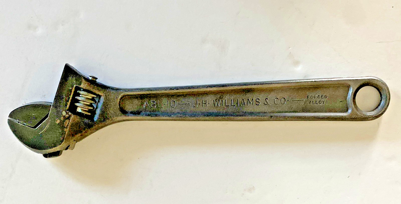 JH WILLIAMS SUPERJUSTABLE 10” LOCKING Adjustable WRENCH ABL-10 USA