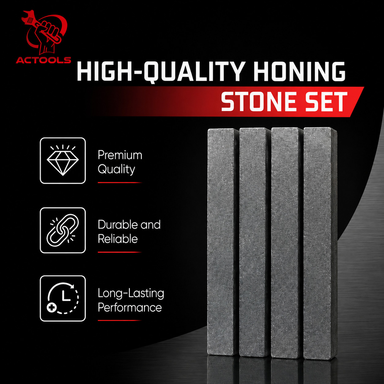 All Sizes CYLINDER ENGINE HONE kit’s STONES ONLY ACTOOLS USA