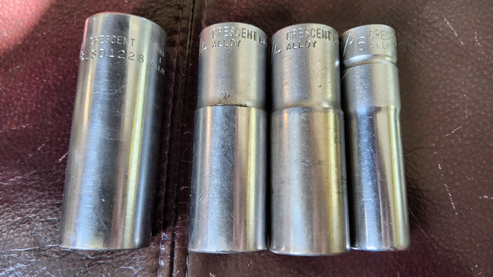 Crescent Deep 1/2″ Drive Chrome Sockets LSD 1218 1224 SD1228