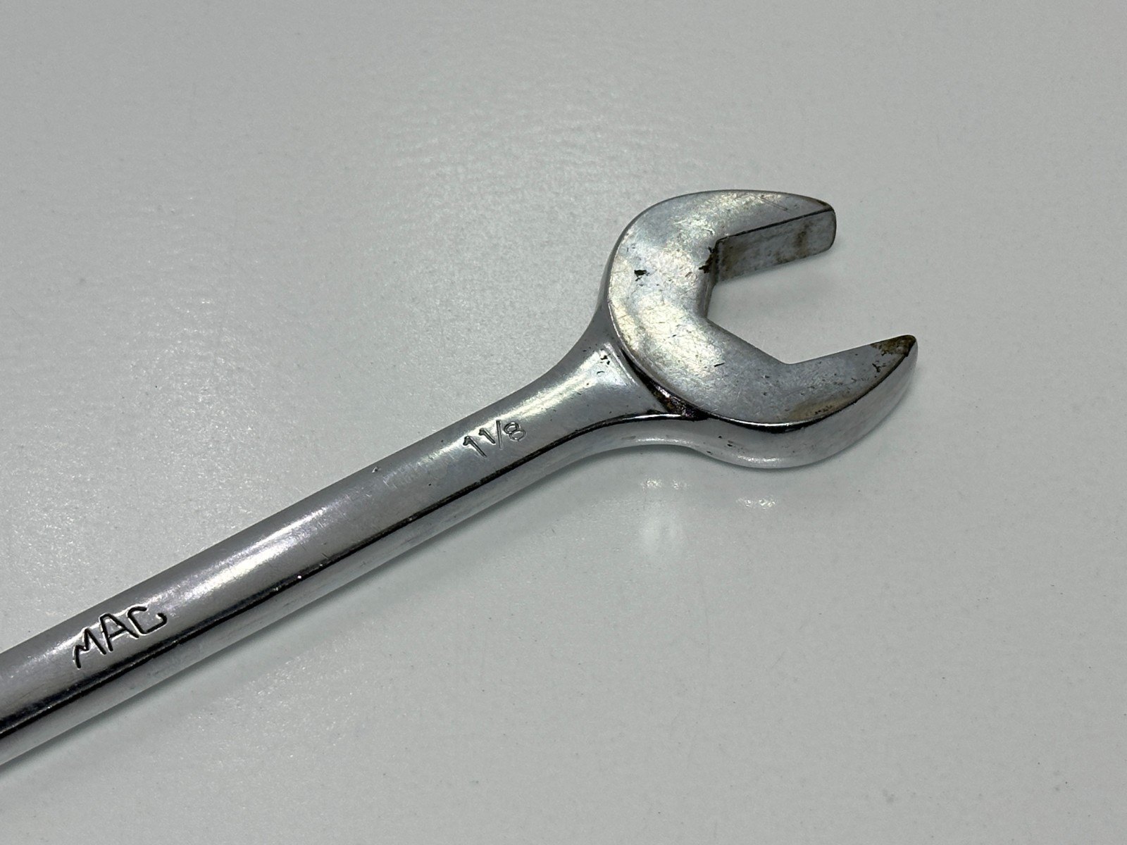 🇺🇸 MAC Tools USA DA436 SAE 1-1/8″ Chrome Four Way Angle Head Open-End Wrench