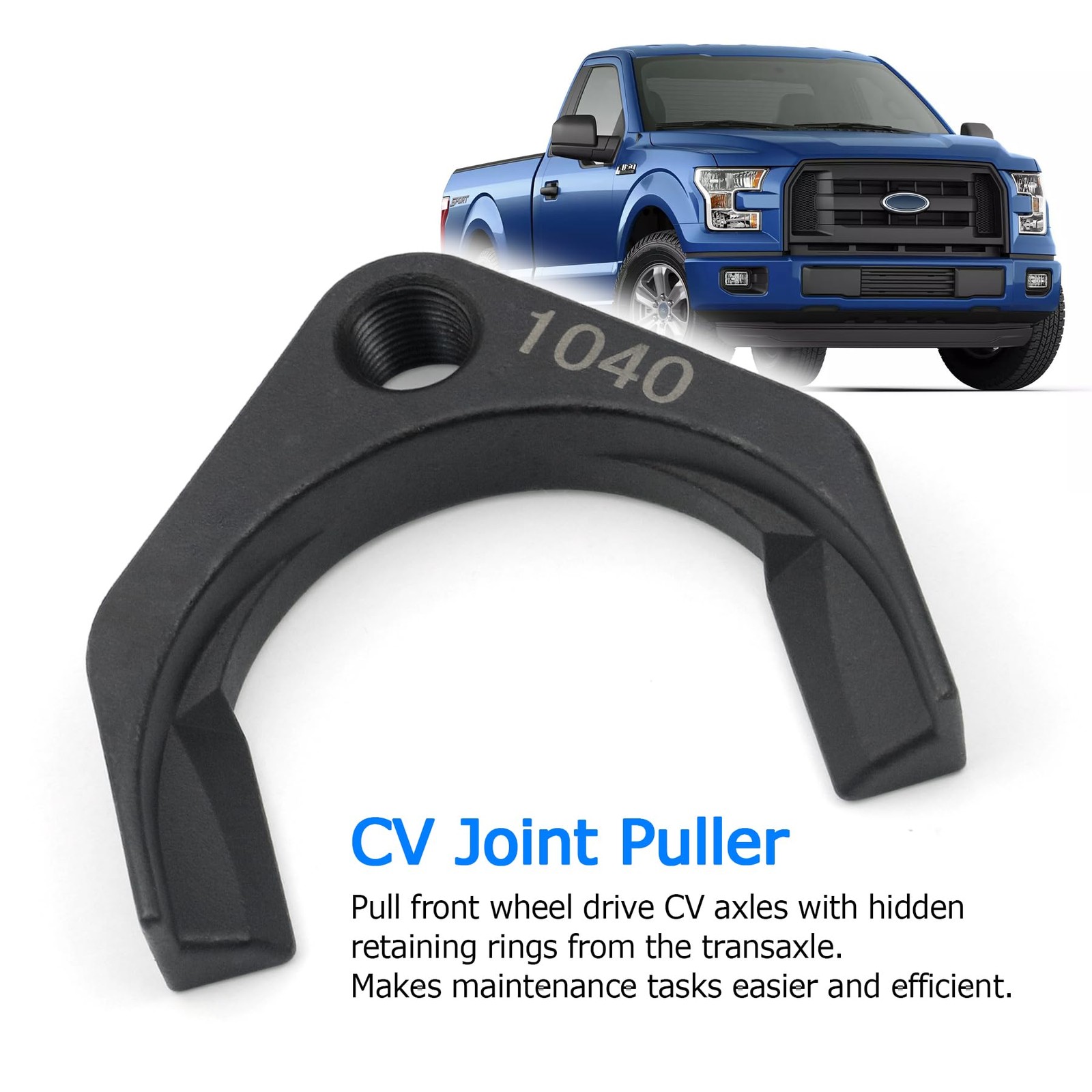 Julaiwy Efficient 1040 CV Joint Puller Adapter – 63mm Wide 1040, Black