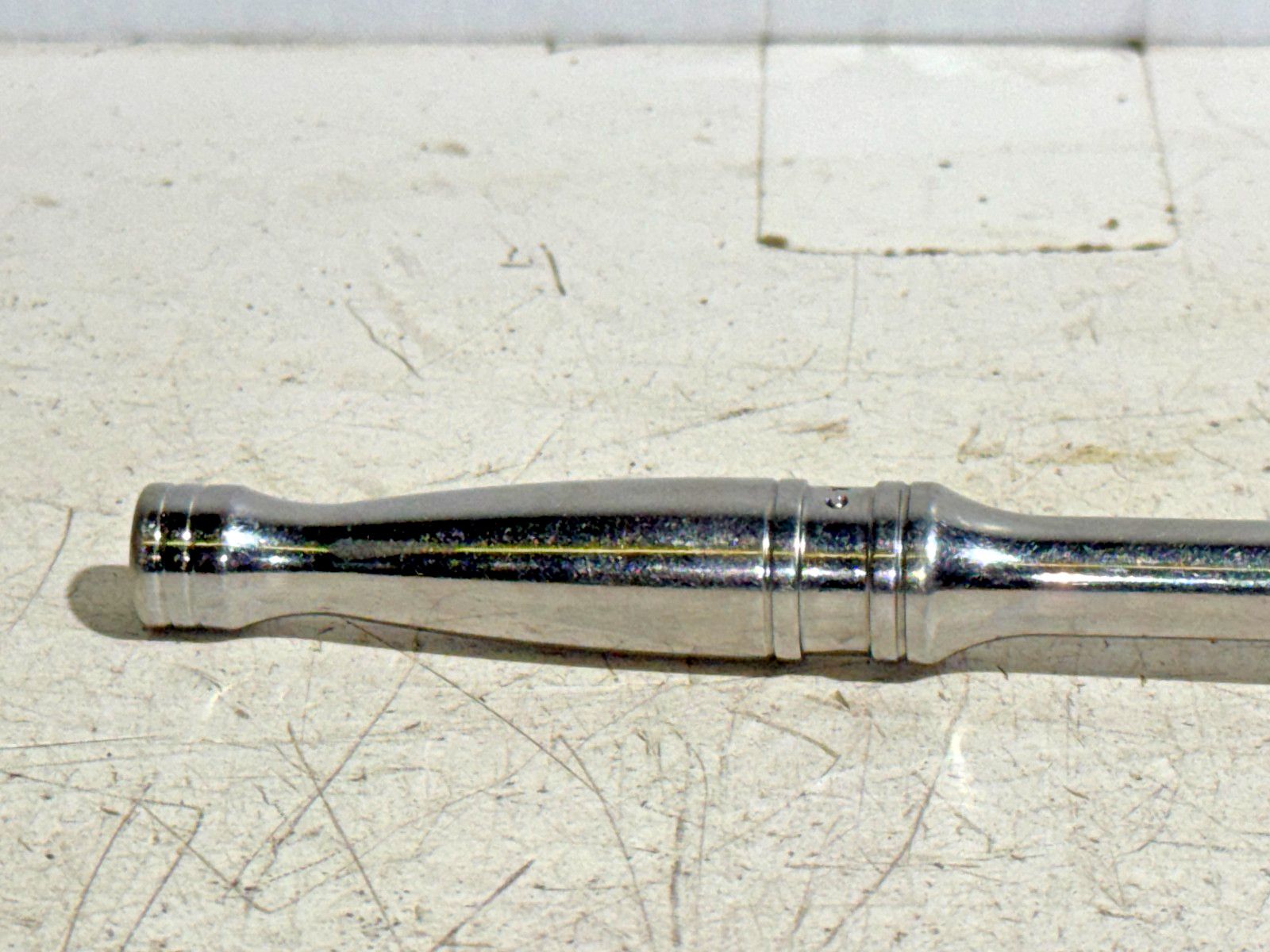 Snap On 3/8″ Drive 10″ Long Chrome Fine Tooth Ratchet FL80
