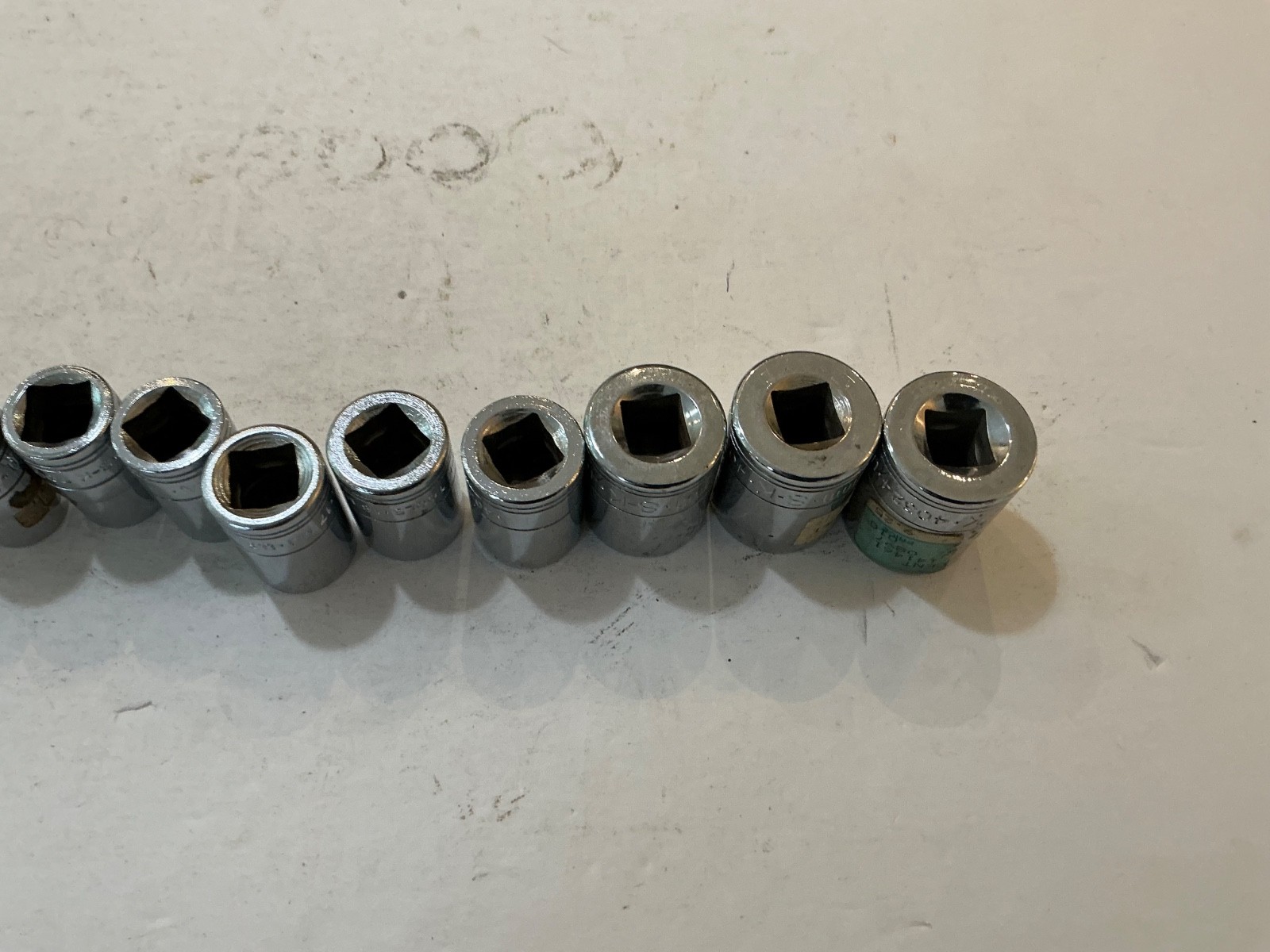 S-K 13 pc 1/2″ drive shallow metric 12pt socket set 10mm-24mm USA made