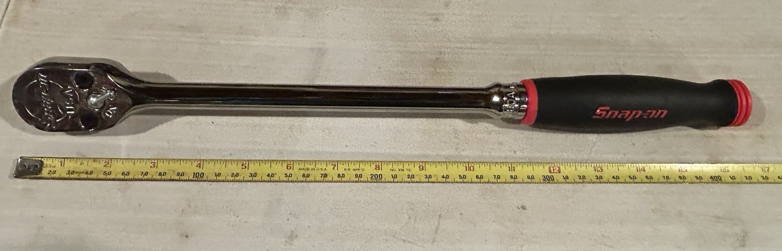 NEW Snap-on Tools SHL80A Long Handle Ratchet 1/2″ Drive- Red Made in USA