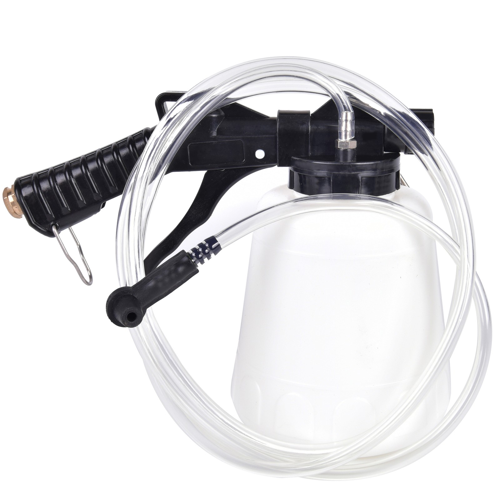 2 PCS Universal Vacuum Pneumatic Brake Fluid Bleeder Tool with Hanging Hook,1L