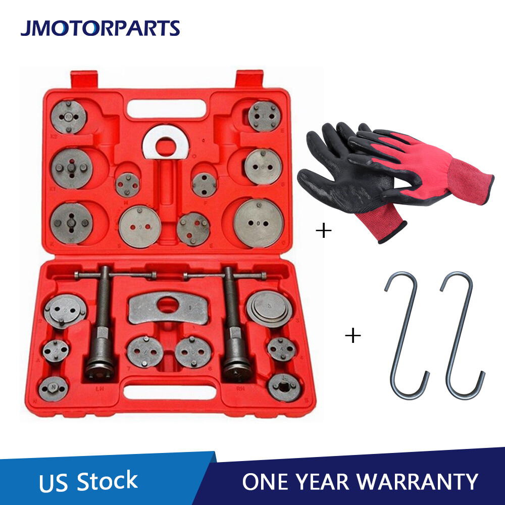 27PCS Universal Disc Brake Caliper Wind Rewind Tools For Ford Jag Mazda & Groves