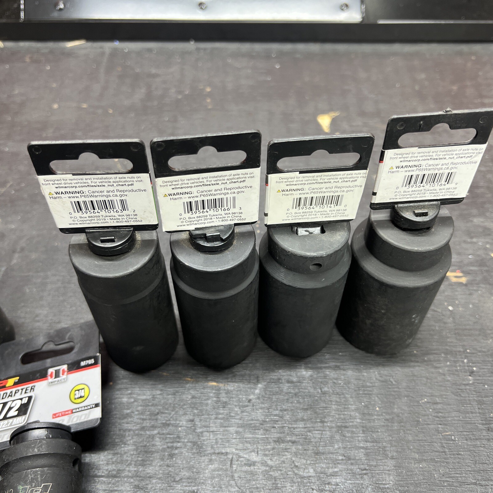 Performance Tool 1/2″ Impact Socket Set 30mm- 36mm 1 1/4- 1 1/16