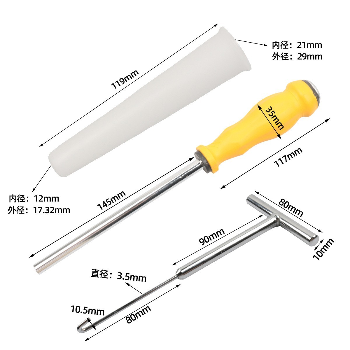 15-Piece Valve Core Maintenance Tool Set for Reliable Tire Valve Tasks