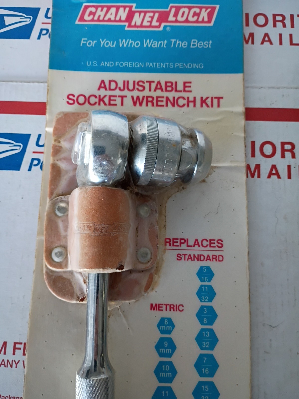 Channel Lock Adjustable Socket Wrench Kit 8″.