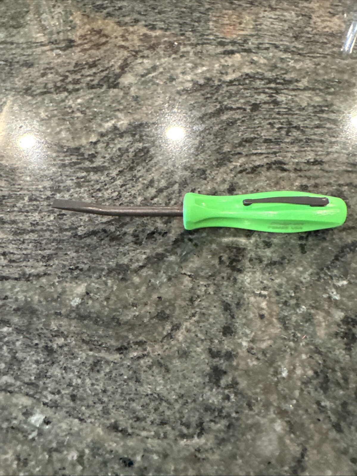 snap on pbmb5g 5” angle tip mini pocket prybar green