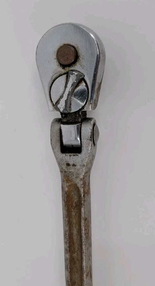 Vintage CRAFTSMAN 3/8 Inch Drive Flex Head Ratchet No. -V-42791 Forged In USA