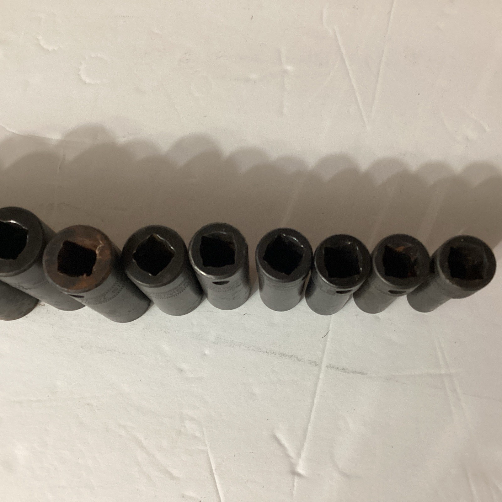 Snap On 8mm-19mm Added 21mm And 24mm Deep Well Impact 3/8 Drive Socket Set