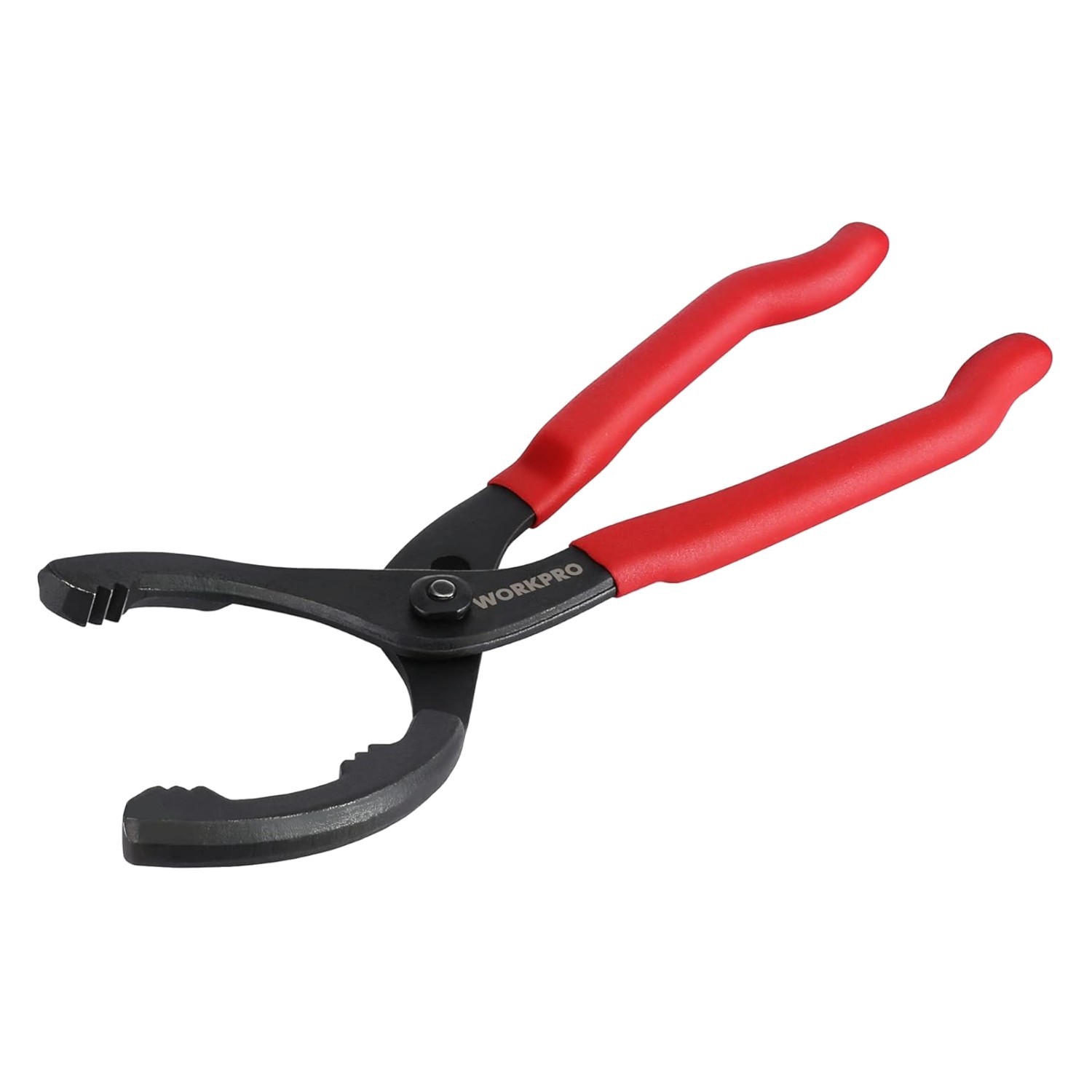 High Carbon Steel 12-Inch Oil Filter Pliers with Bent Design for Tight Spaces