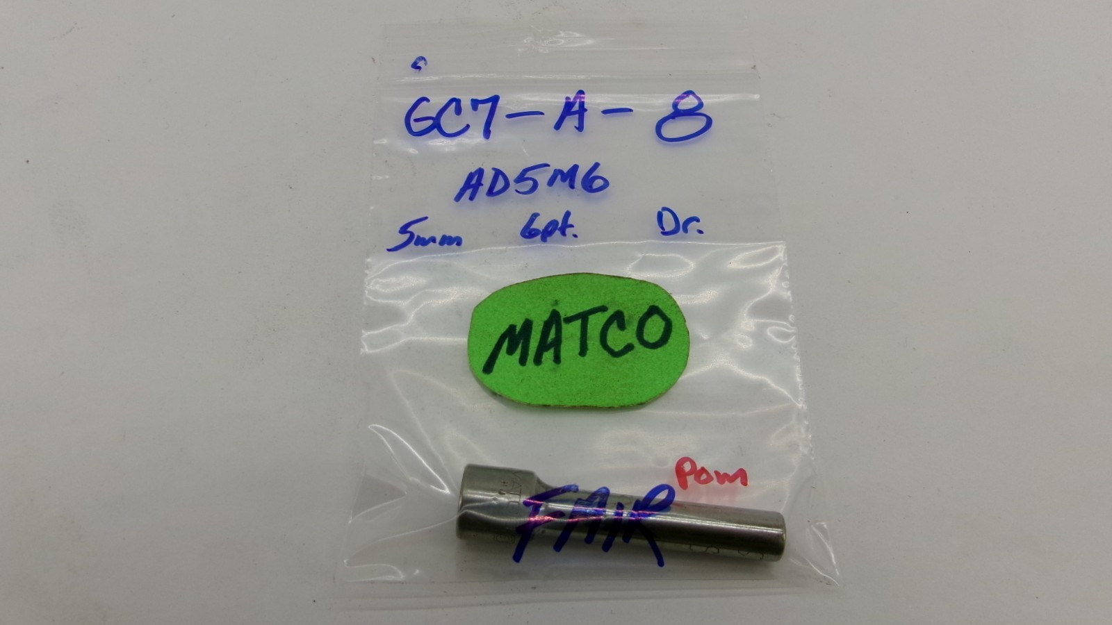 Matco tools 1/4″ drive 5mm metric Deep 6 point Socket AD5M6