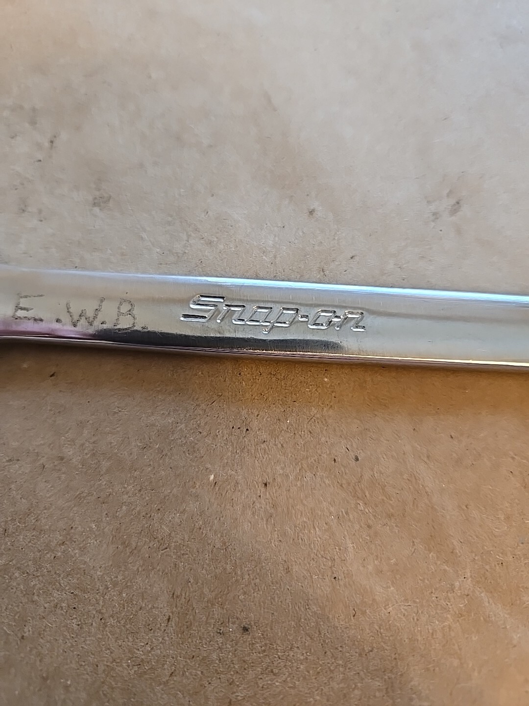Snap On 9/16″ 12PT SAE Short Chrome Combination Wrench OEX180