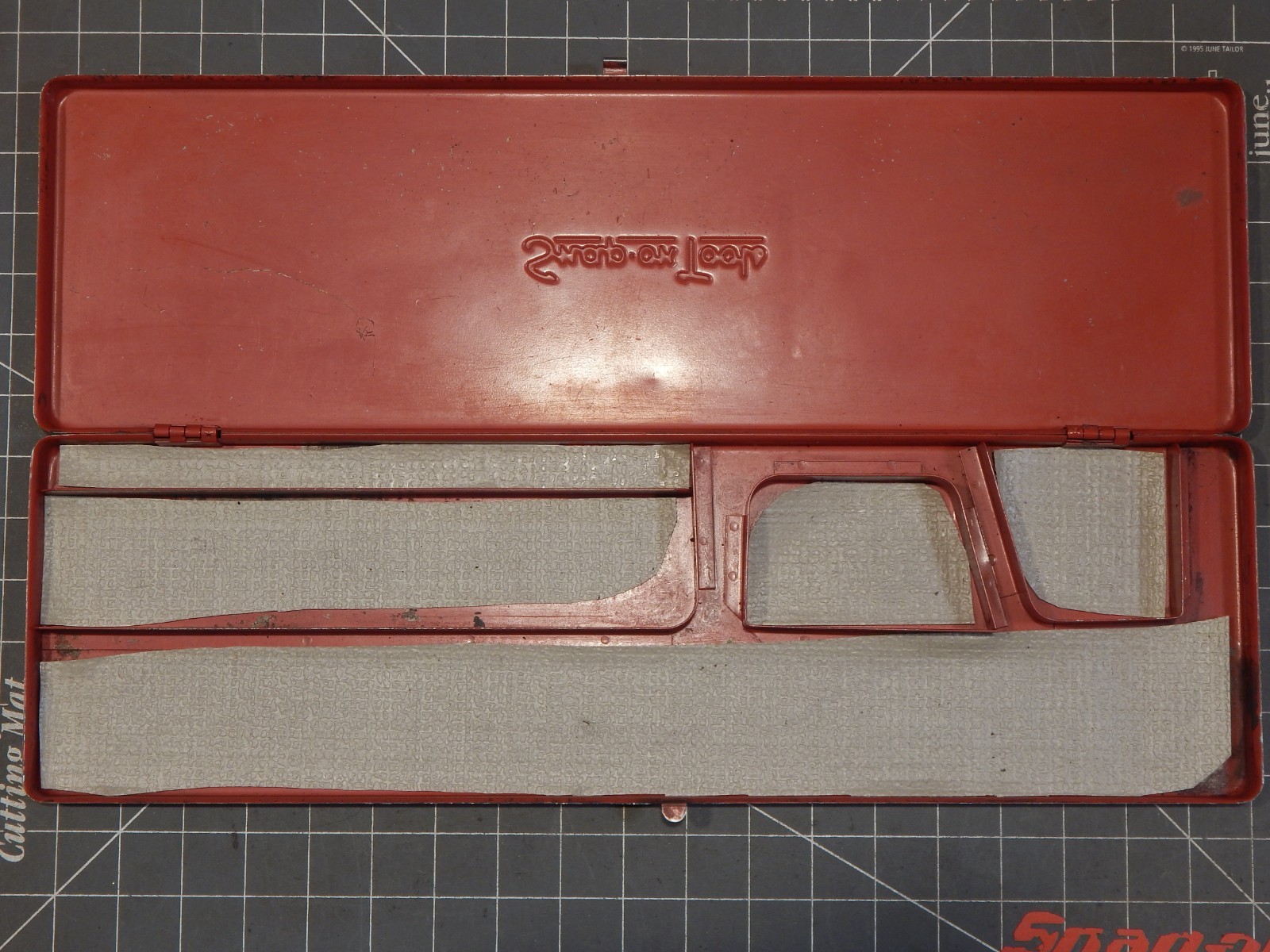 Snap On Metal Tool Box Toolbox FOR 1/4 Drive General Service Set KRA-282 Dr 19×6
