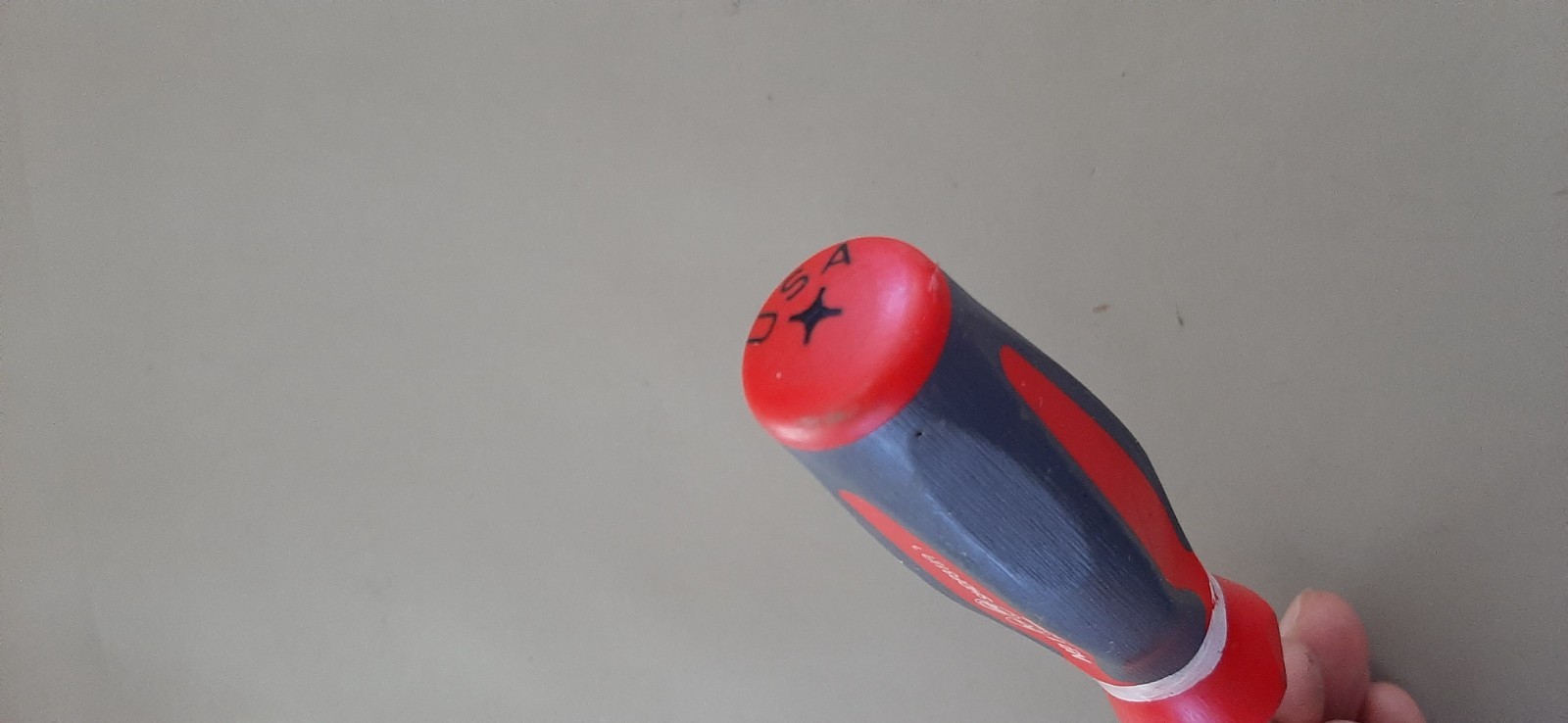 Snap-on SHDP31IR No # 1 Phillips Red Gray Instinct Grip Screwdriver USA Marked
