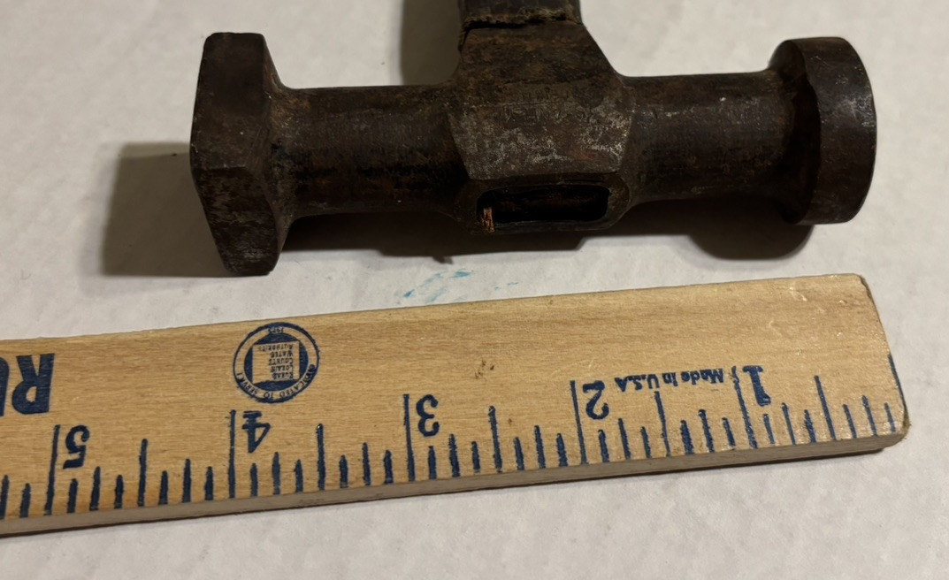 Vintage Auto Body Hammer Tool Metalwork 11″ Wood Handle